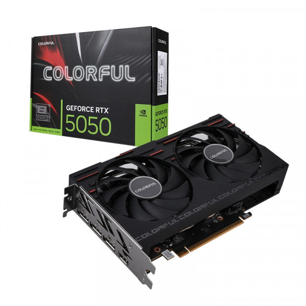 Card màn hình Colorful GeForce RTX 5050 Gaming DUO 8GB (GDDR6, 128-bit)