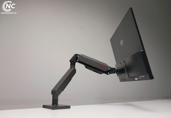Giá treo màn hình VSP VA80-1G (17-32 inch, Chân đơn, Màu Đen Xám)