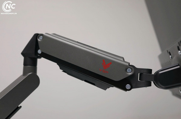 Giá treo màn hình VSP VA80-1G (17-32 inch, Chân đơn, Màu Đen Xám)
