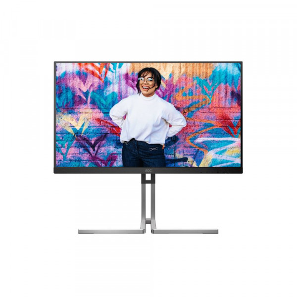 Màn hình AOC Graphic Pro Q27U3CV/74 (27 inch, Nano IPS, QHD, 75Hz, 4ms, Loa, RJ45, HDR400, USB-C 96W)