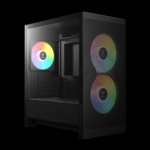Vỏ case Gamdias Aura GC15M RGB Black ( 3 fan )