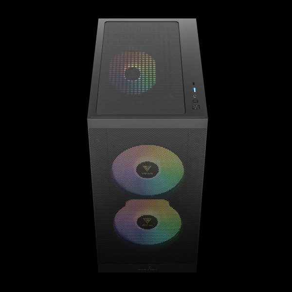 Vỏ case Gamdias Aura GC15M RGB Black ( 3 fan )