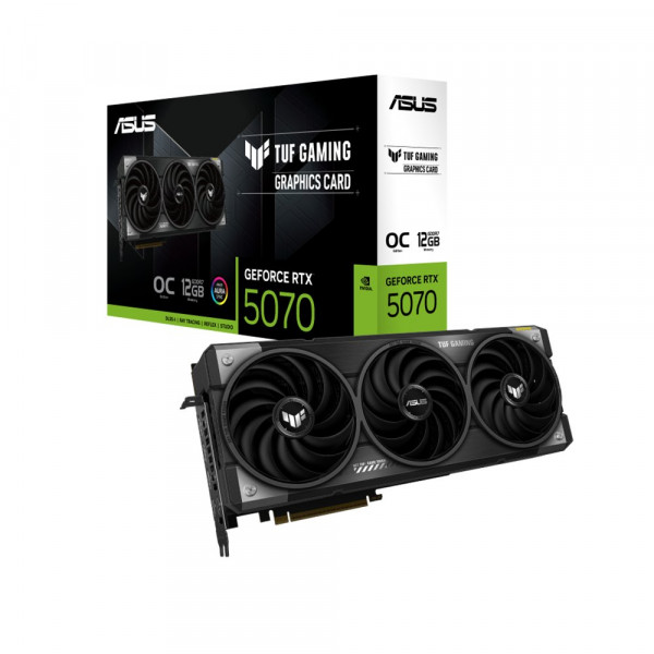 Card màn hình ASUS TUF Gaming GeForce RTX 5070 12GB (GDDR7, TUF-RTX5070-O12G-GAMING)