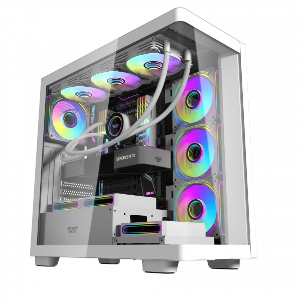 Vỏ Case DARKFLASH DS900G White (ATX)