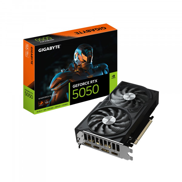 Card Màn Hình Gigabyte RTX 5050 WINDFORCE OC 8GB V2 (N5050WF2OC-8GDV2)