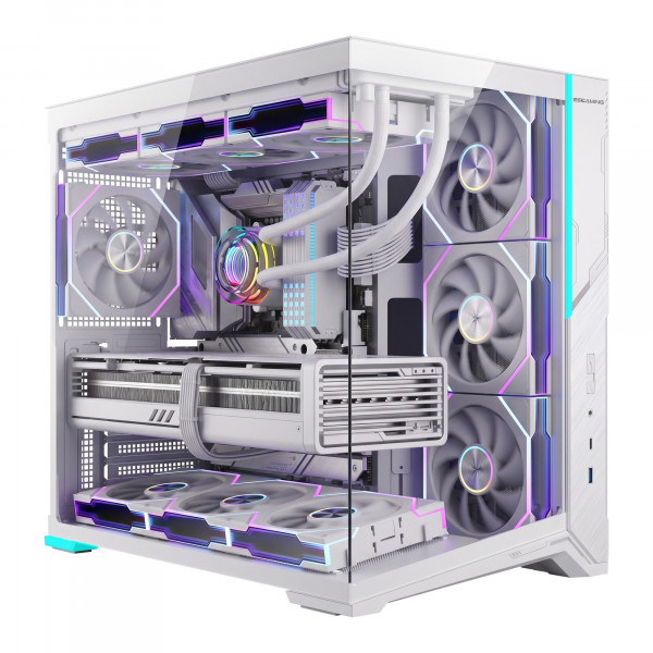 Vỏ Case MAGIC ZERO MAX ( ATX, AIO, 360mm Top Case, White, lethanh )