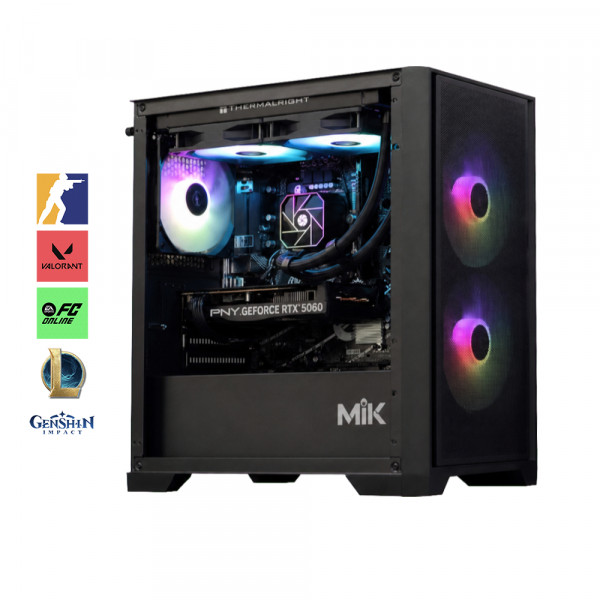 Bộ PC GAMING Intel Core i5 14400F, Ram 16GB, SSD 512GB, VGA RTX 5060 8GB