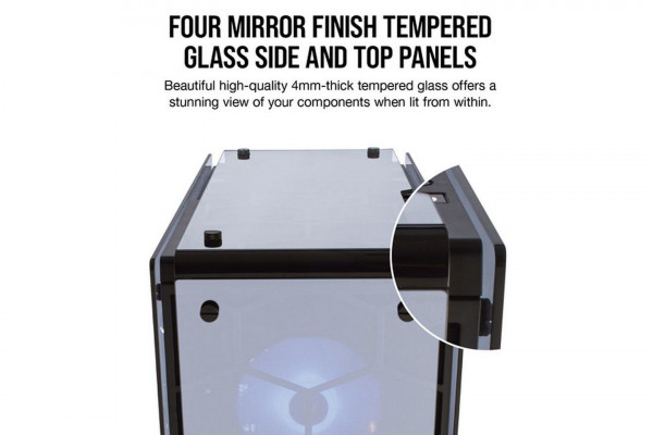 Case Corsair Crystal Series 570X RGB Mirror Special Edition Black