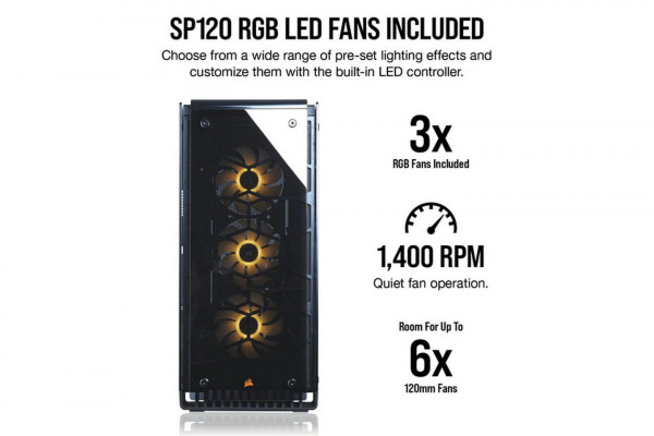 Case Corsair Crystal Series 570X RGB Mirror Special Edition Black