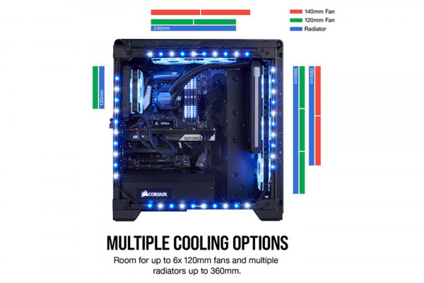 Case Corsair Crystal Series 570X RGB Mirror Special Edition Black