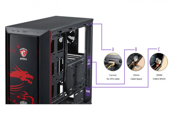 Case COOLERMASTER MASTERBOX 5 MSI EDITION