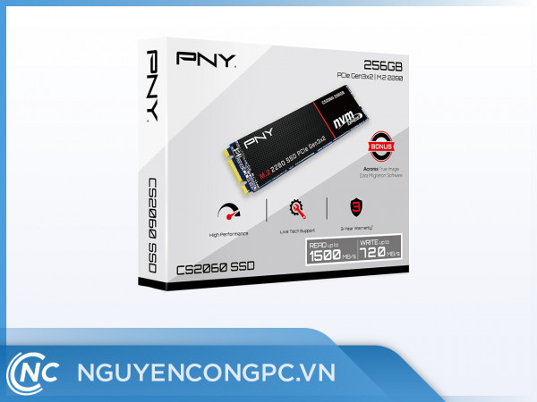 Ổ cứng SSD PNY CS2060 256GB M.2 NVME PCIE
