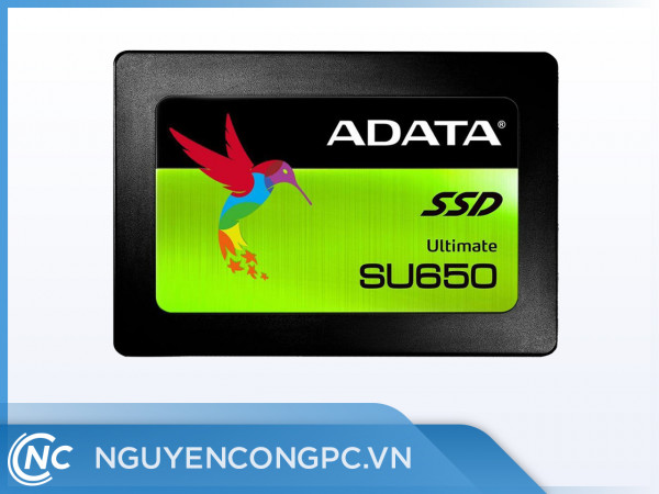 Ổ cứng SSD Adata SU650 240Gb SATA3 (đọc: 520MB/s /ghi: 450MB/s)