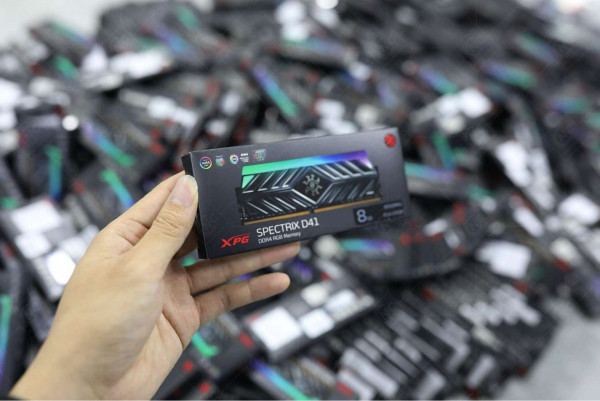 Ram Adata DDR4 8Gb bus 3000Mhz D41 Heatsink LED RGB