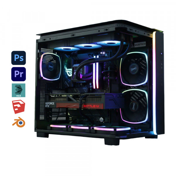 Bộ PC Đồ Hoạ AMD Ryzen 9 9950X, RAM 128GB, RTX 5070 Ti 16GB