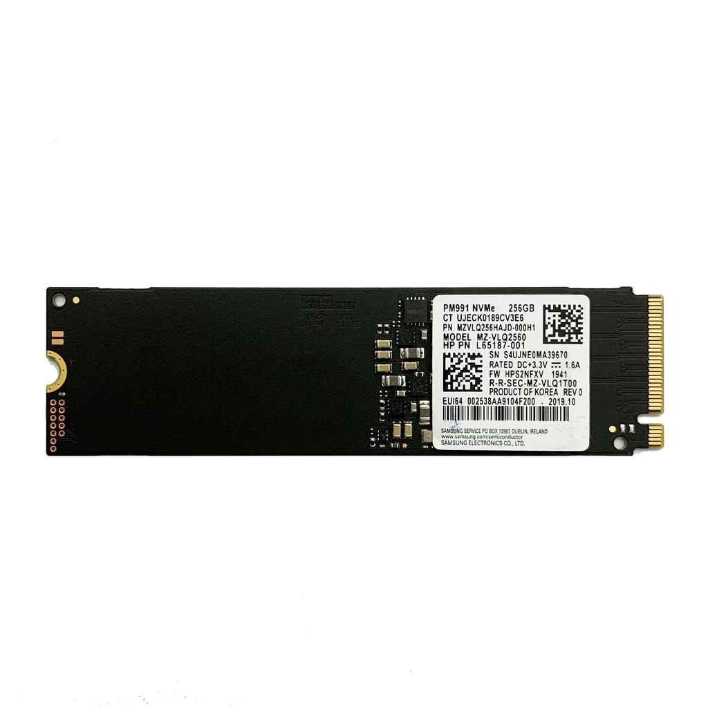 Ssd samsung pm991a 256gb m 2 pcie 3 0 x4 3100mb s 1300mb s 