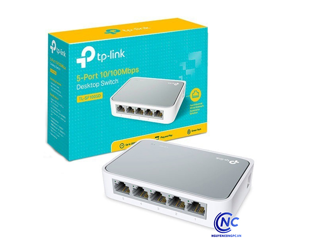 TP Link TL-SF1005D 5-ports 10/100M mini Desktop Switch, Plastic case