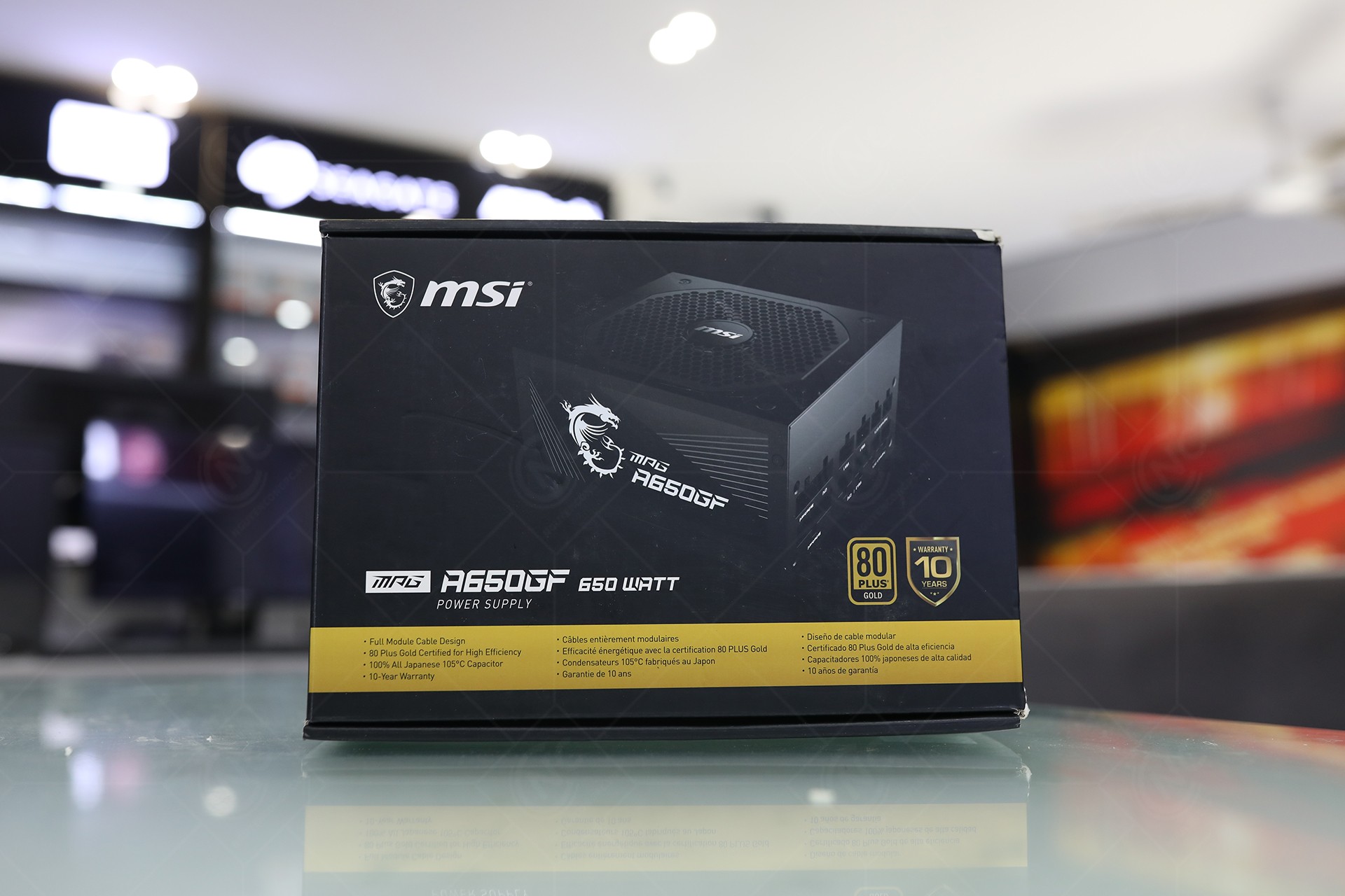Nguồn máy tính MSI MPG-A650GF - 650W - 80 PLUS GOLD - Full Modular