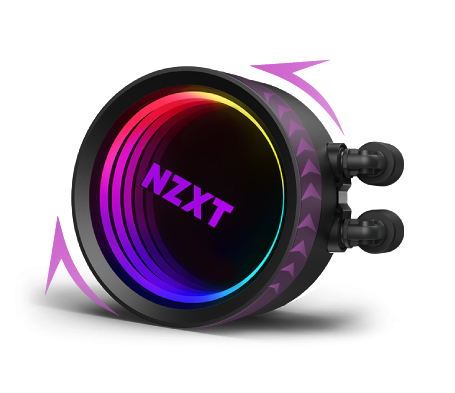 AIO NZXT Kraken X53 RGB có vòng LED lớn hơn 10%