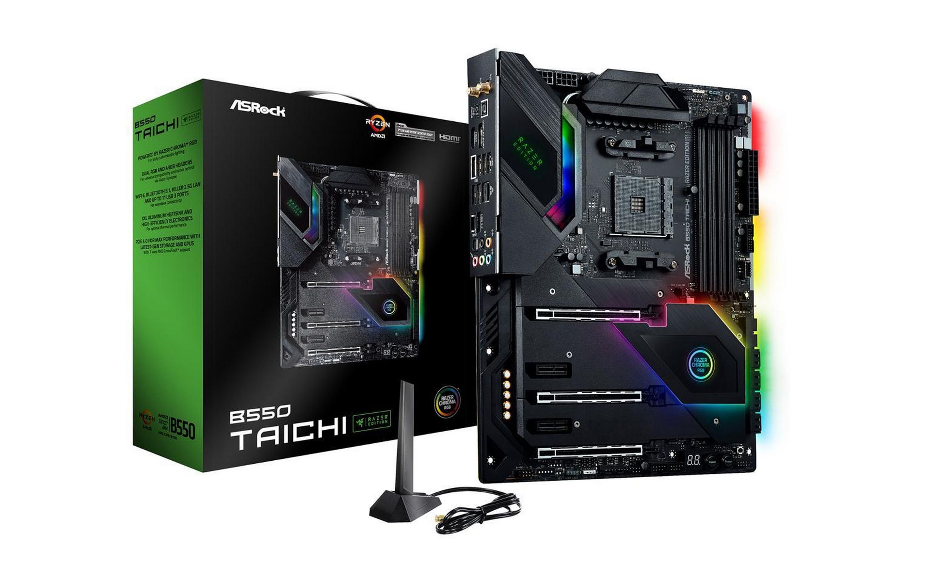 Asrock b550 taichi razer edition обзор