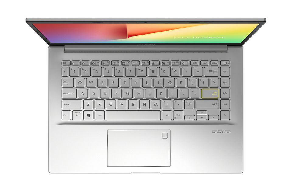 Laptop Asus VivoBook 14 A415EP-EB118T với phím Enter viền vàng neon