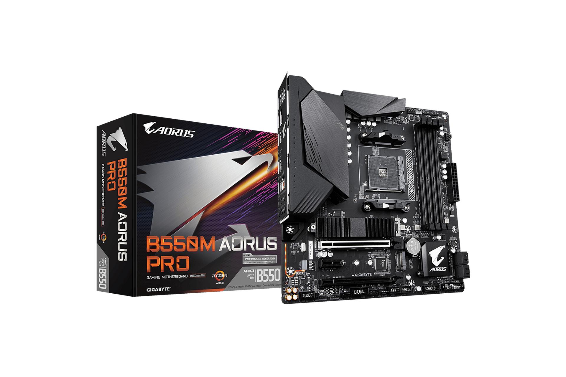 Gigabyte b550m aorus pro p совместимость процессоров