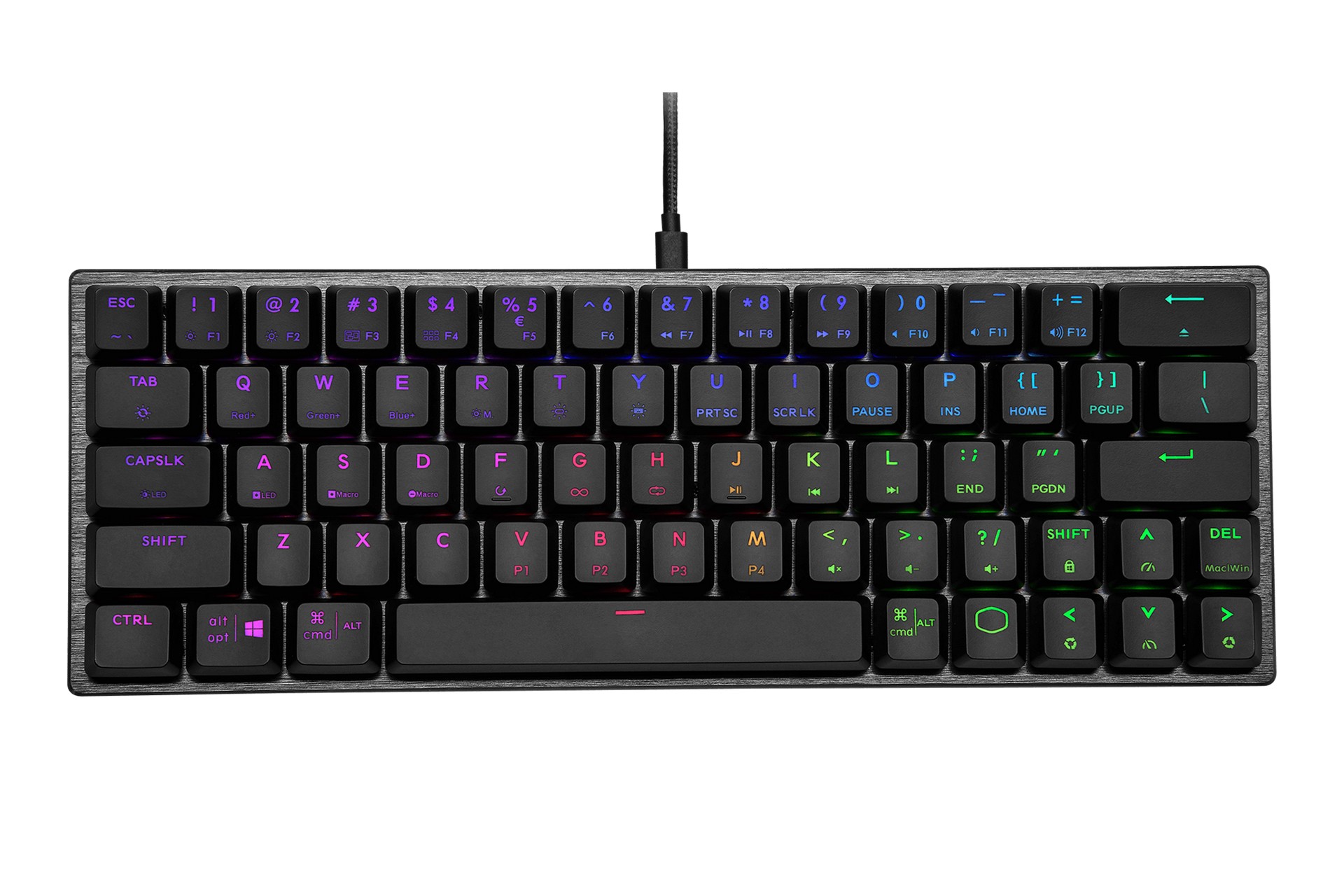 Cooler Master SK620 Space Gray Red Switch