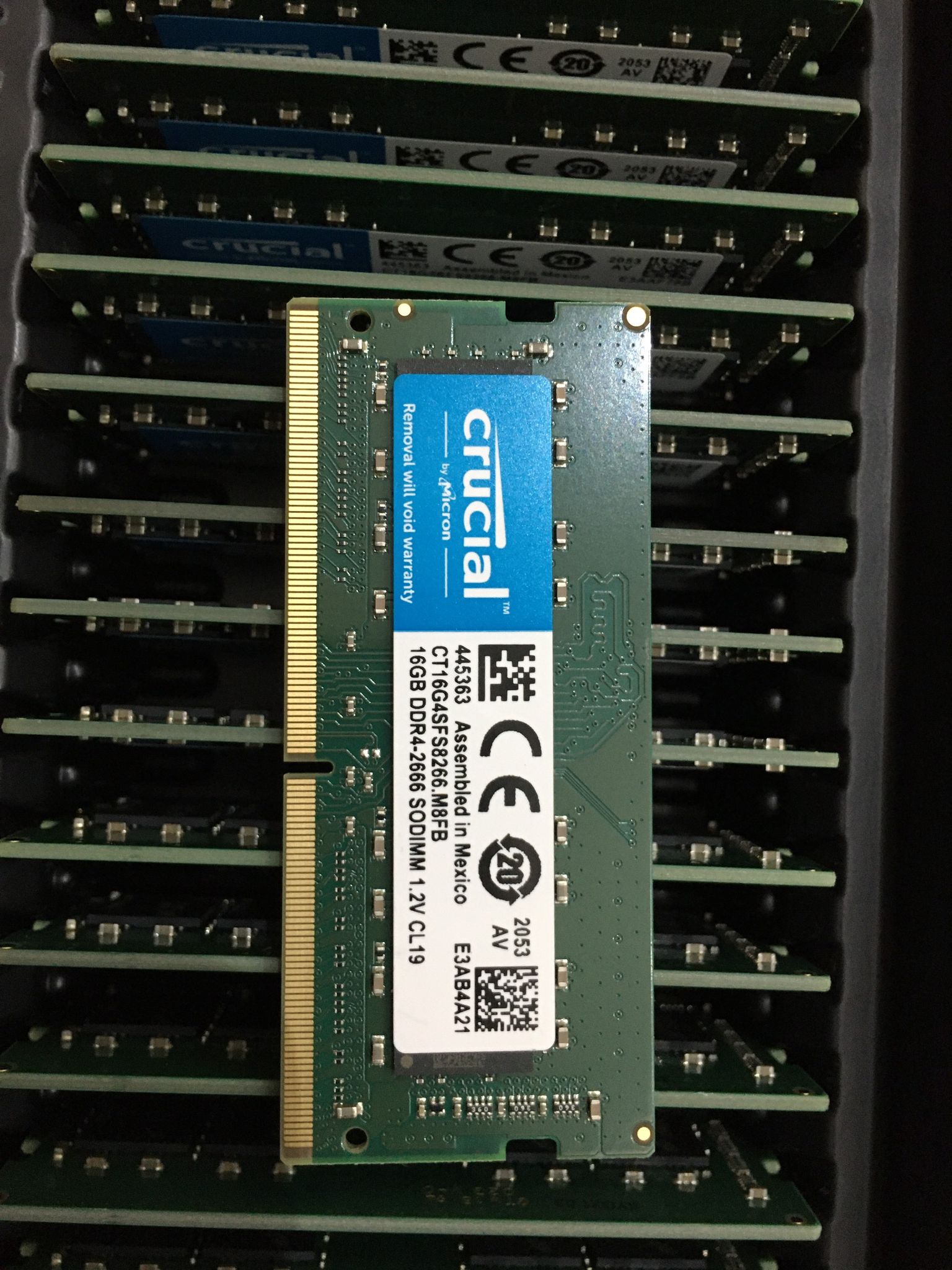 RAM Laptop Crucial 16GB DDR4 2666MHz