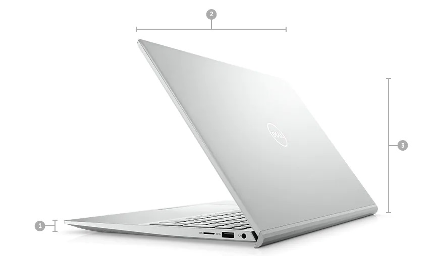 Dell Inspiron 15 5502 1XGR11 Kích thước & Trọng lượng