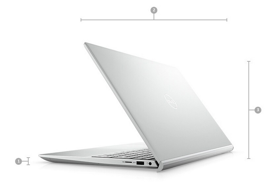 Laptop Dell Inspiron 7501 N5I5012W Kích thước và Trọng lượng
