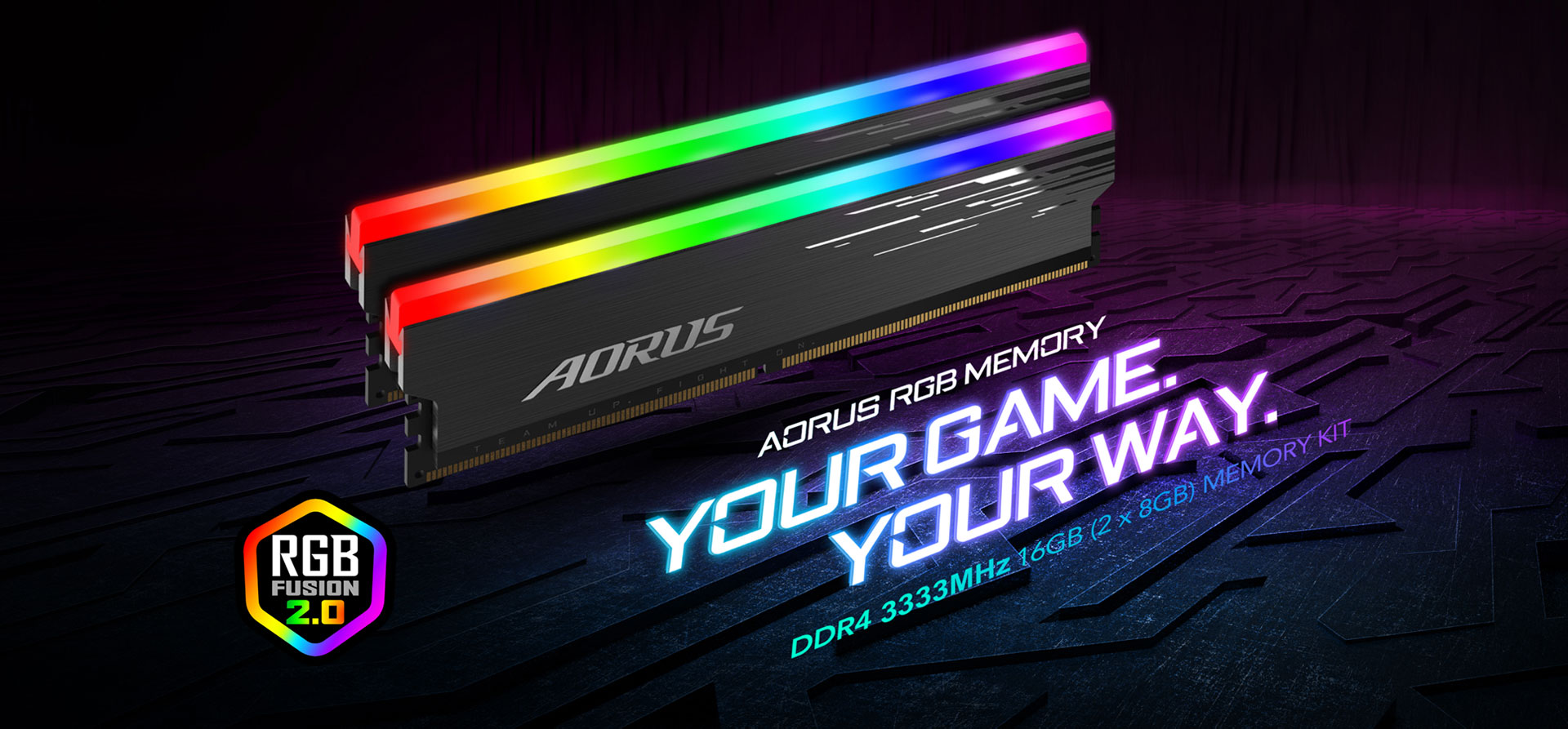 GIGABYTE AORUS RGB DDR4 16GB (2x8GB) 3333MHz