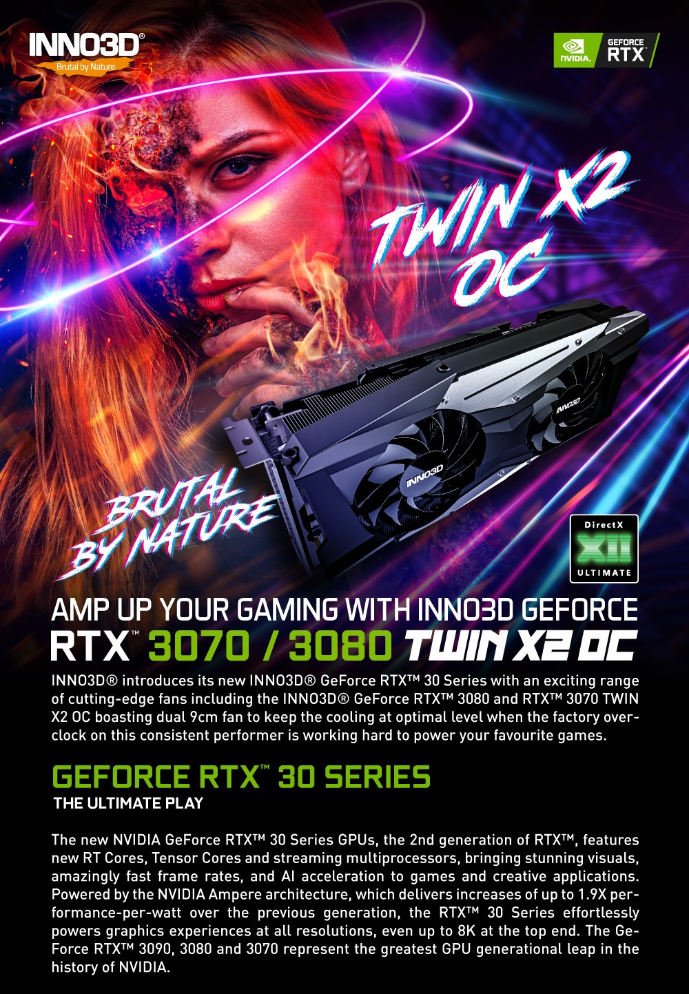 Inno3D RTX 3080 TWIN X2 OC 10GB GDDR6X