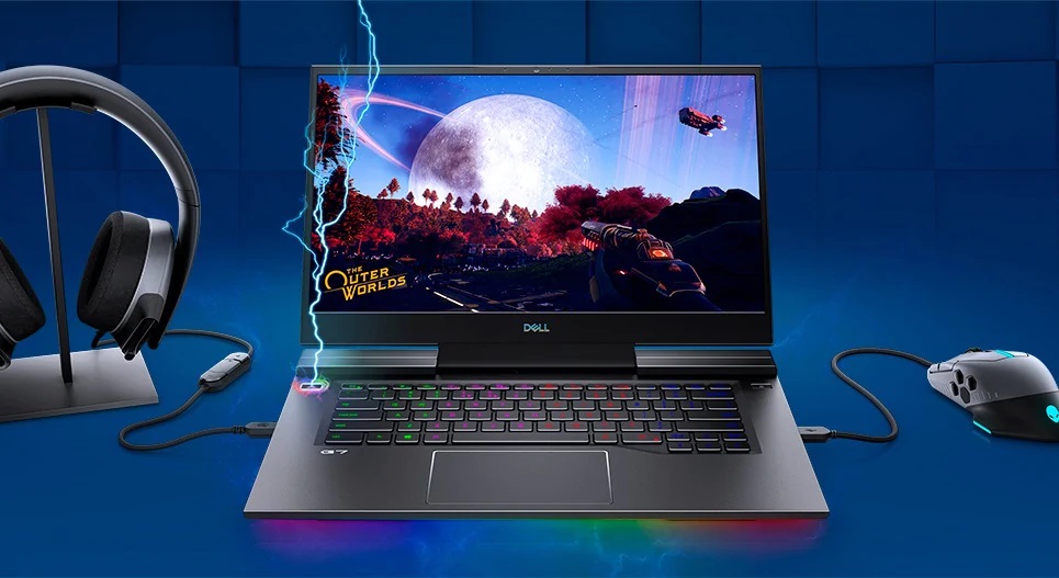 Laptop Dell Gaming G7 7500 G7500A Đồ họa đắm chìm
