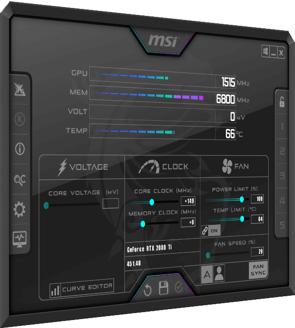 will msi afterburner work with any card