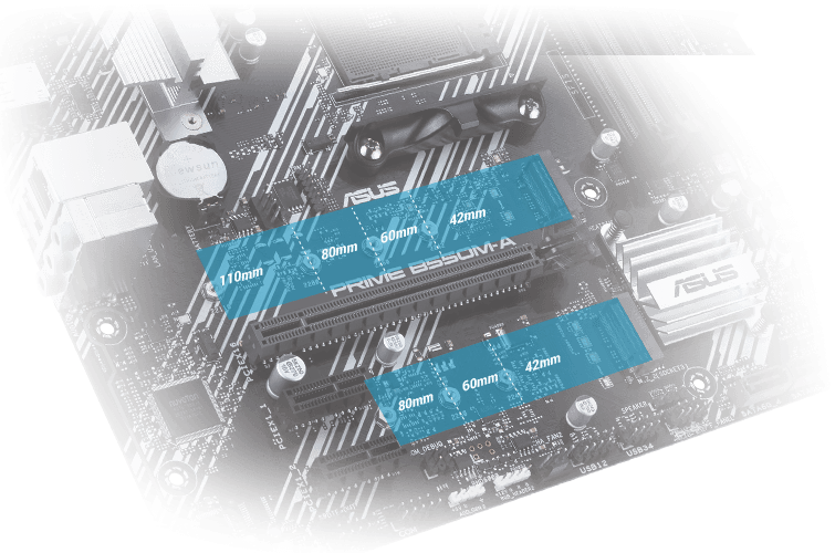M.2 PCIe 4.0 (tối đa 64 Gbps)