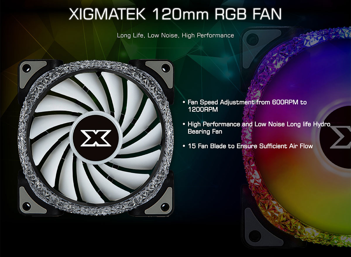 Xigmatek 120mm RGB FAN