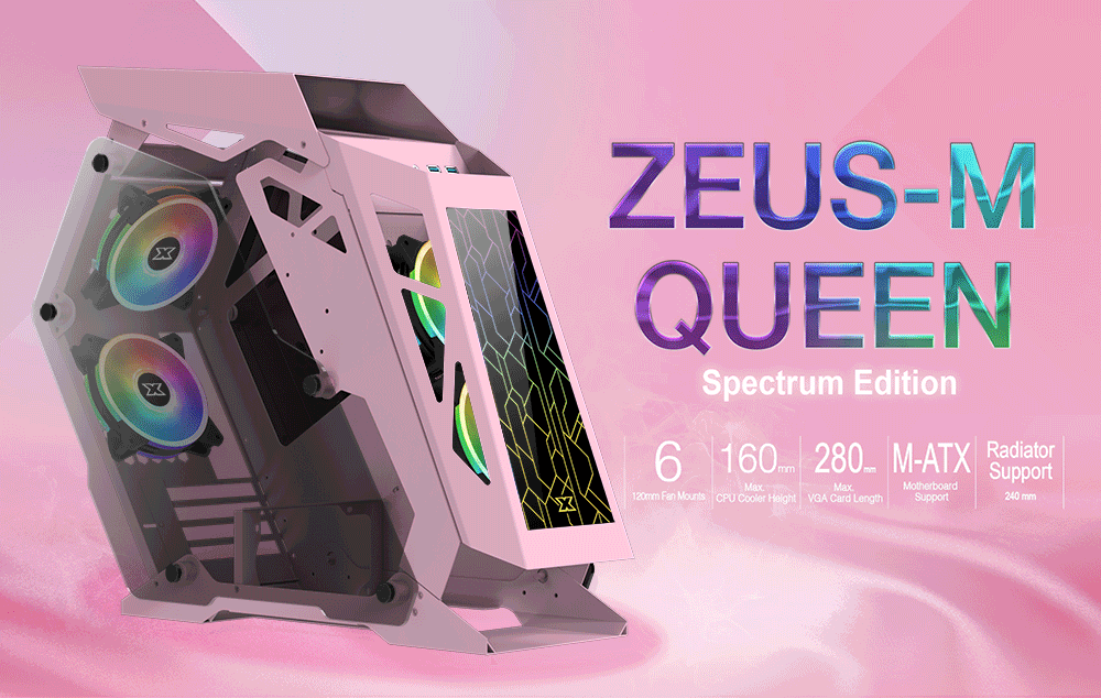 Vỏ Case Xigmatek Zeus M Queen Spectrum EN44030