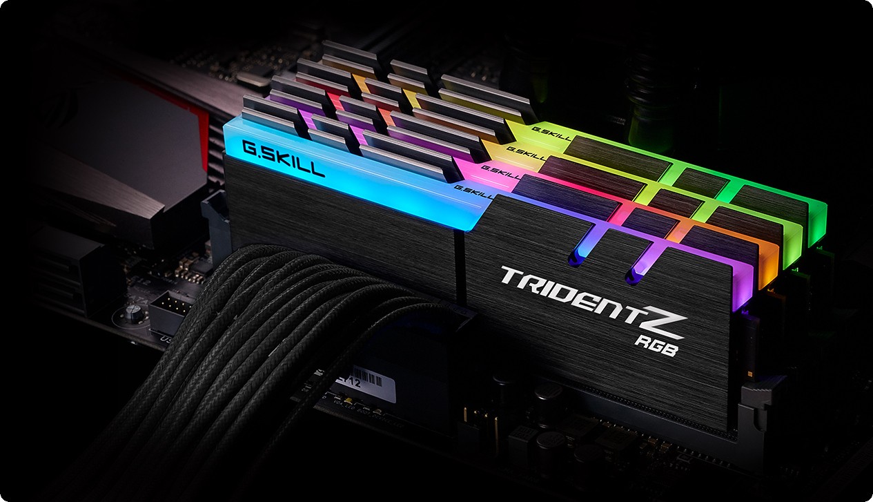 Mỗi bộ nhớ RAM G.Skill TRIDENT Z RGB 64GB (2x32GB) Bus 3600MHz đều chứa các vi mạch được sàng lọc