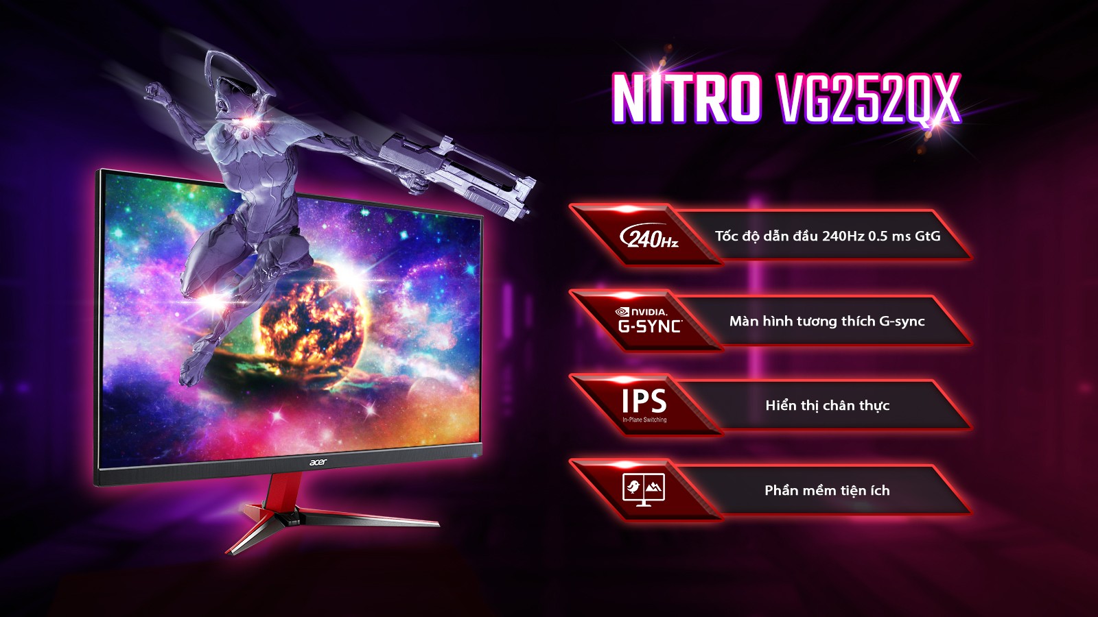 Màn hình Acer Nitro VG252QX 