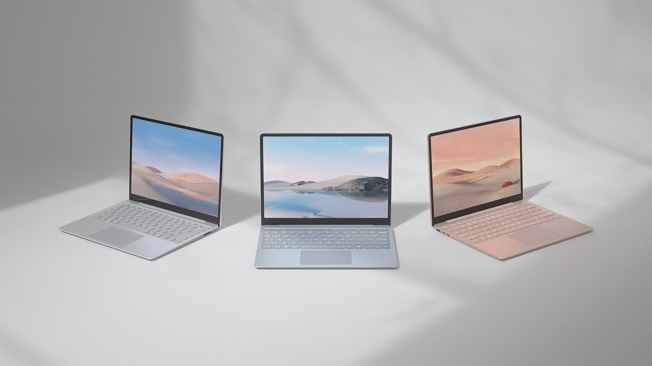 Máy tính xách tay Microsoft Surface Laptop Go (12.4 inch/Touchscreen/ i5/8G/256Gb/Platinum)