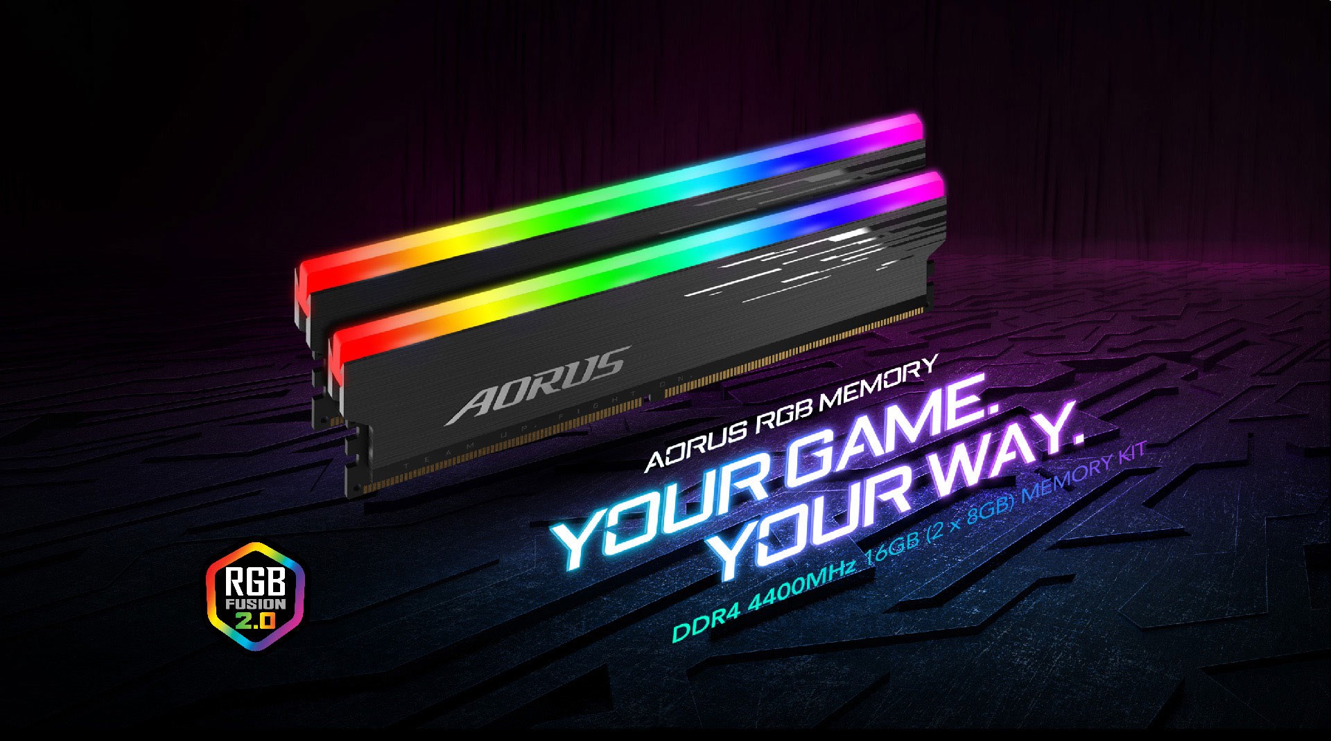 Ram Gigabyte  AORUS RGB Memory DDR4 16GB 4400MHz